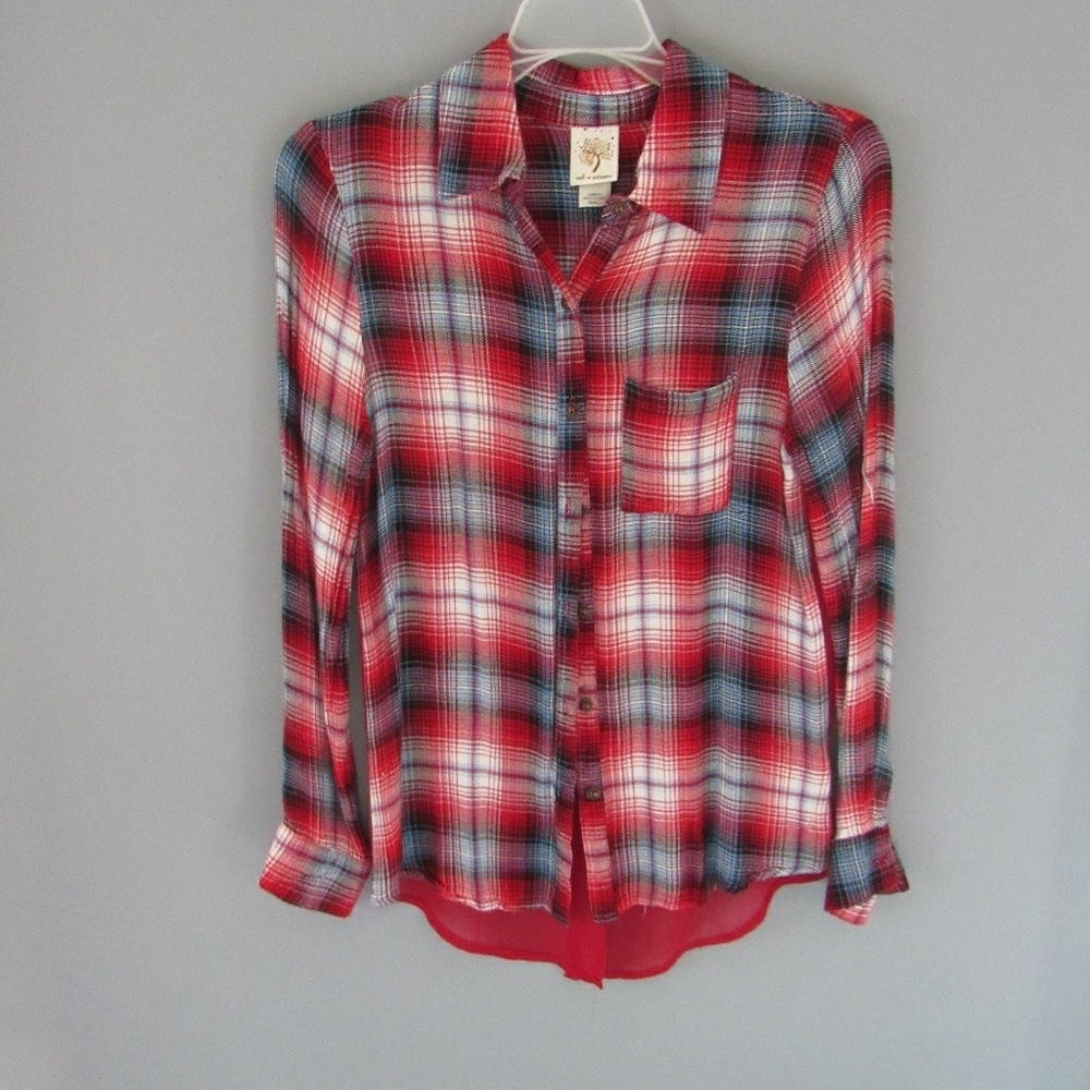 Self Esteem Long Sleeve Button Tops